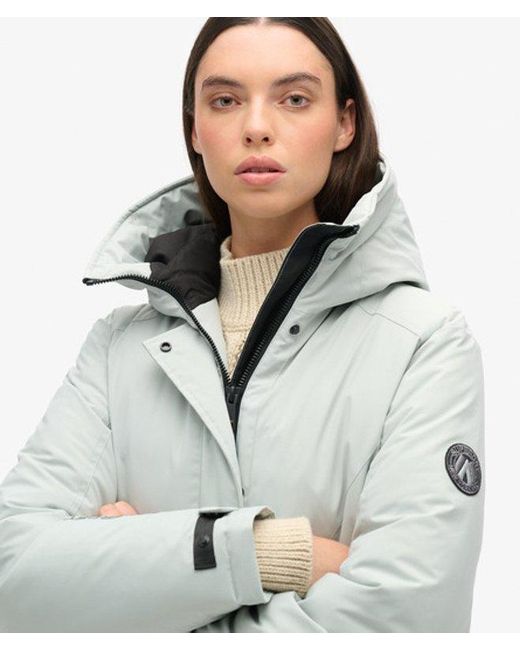 Superdry Blue & Co City Padded Parka Coat