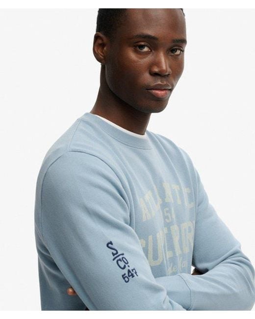 Superdry Blue & Co Coastal Relaxed Sweatshirt for men