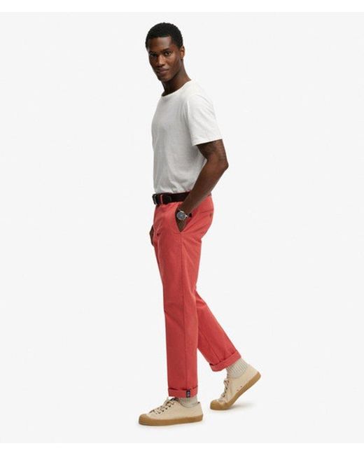 Superdry Red & Co Premium Regular Chinos for men
