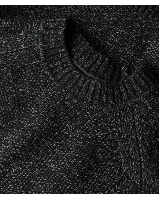Superdry Black & Co Chunky Raglan Jumper for men