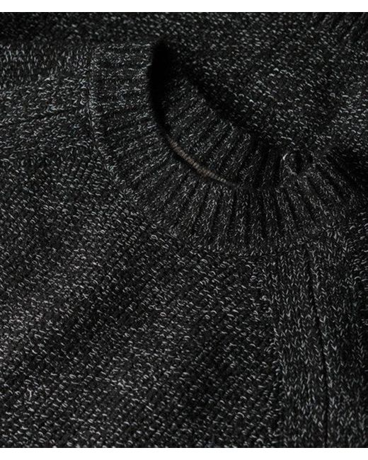 Superdry Black & Co Oversized Chunky Raglan Jumper