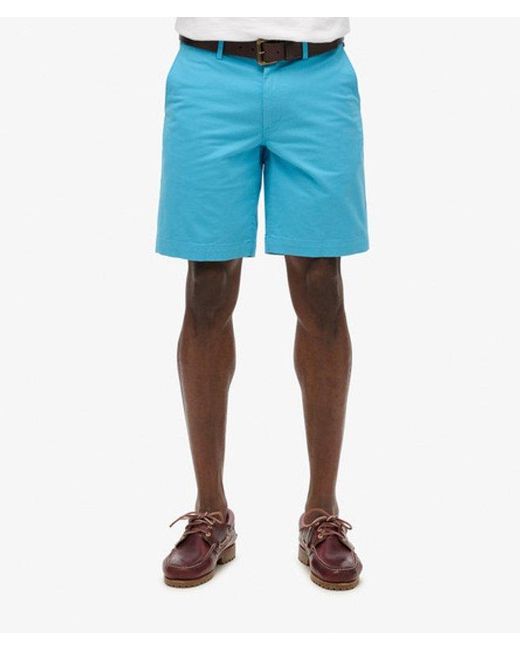Superdry Blue & Co Stretch Chino Shorts for men