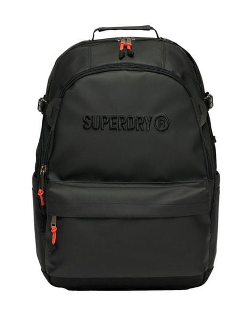 Superdry Black & Co Utility Tarp Backpack