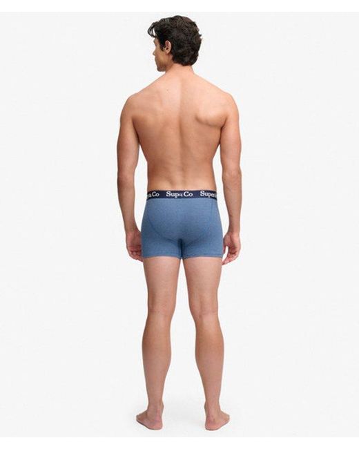 Superdry Blue & Co Trunk Triple Pack for men