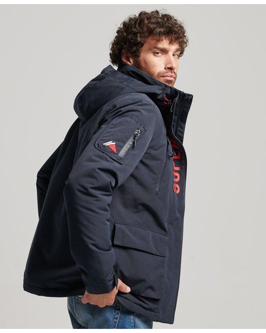 superdry jacket navy