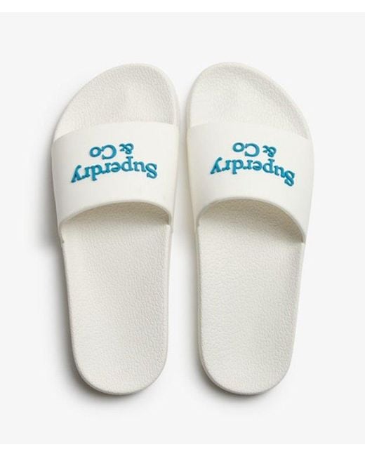 Superdry White & Co Pool Sliders