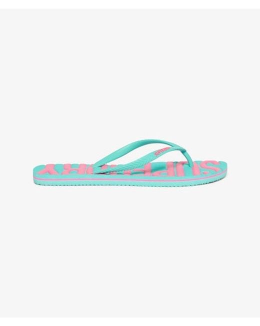 Superdry Blue & Co Vintage Flip Flops