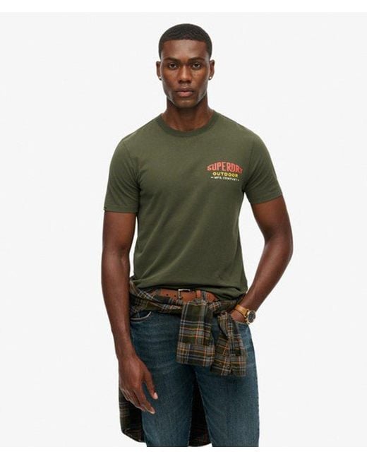 Superdry Green & Co Mountain Relaxed T-shirt for men