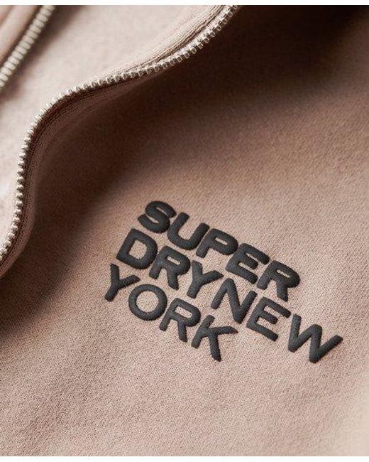 Superdry Natural Luxury Sport Loose Zip Hoodie for men