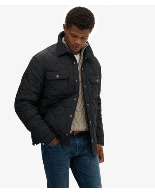 Superdry Black & Co Surplus Liner Overshirt for men