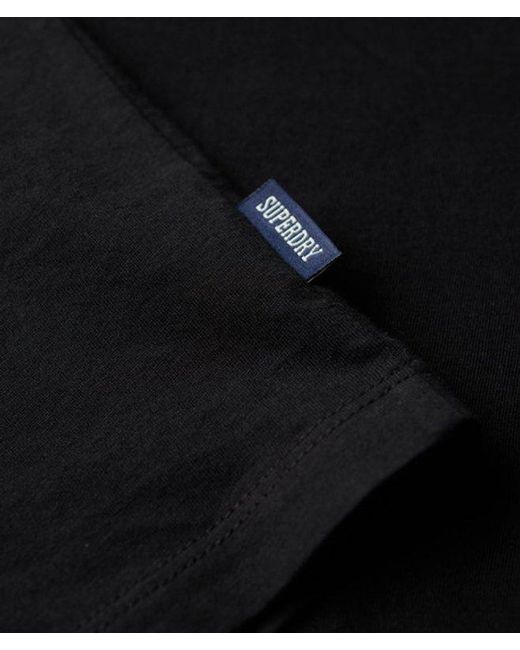 Superdry Black & Co Classic Essential Logo Vest Top for men