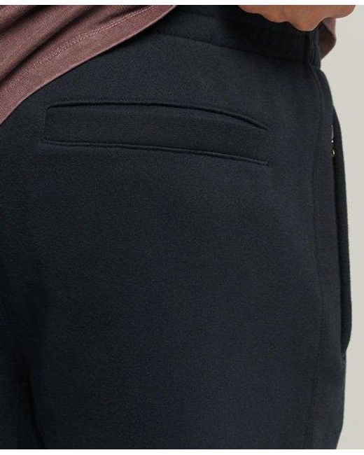 Superdry Blue Applique Joggers Deep for men