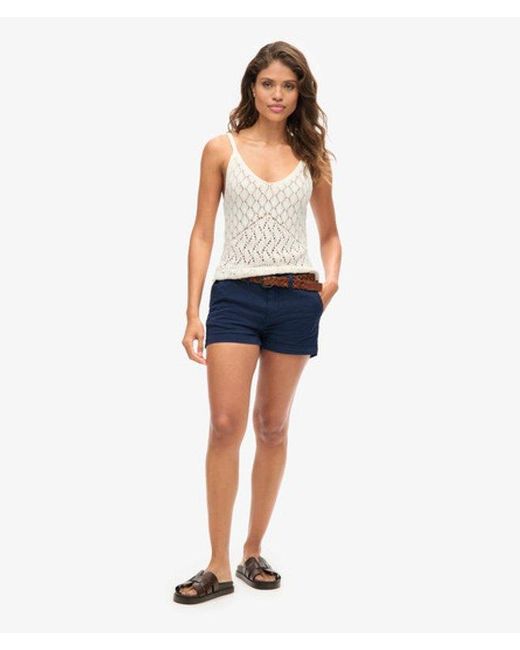 Superdry Blue & Co Chino Hot Shorts