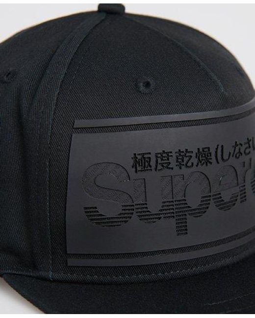 Superdry Blue Stripe Logo Trucker Cap for men