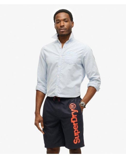 Superdry Blue & Co Classic Boardshorts for men