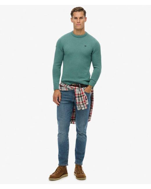 Superdry Green & Co Preppy Cotton Jumper for men