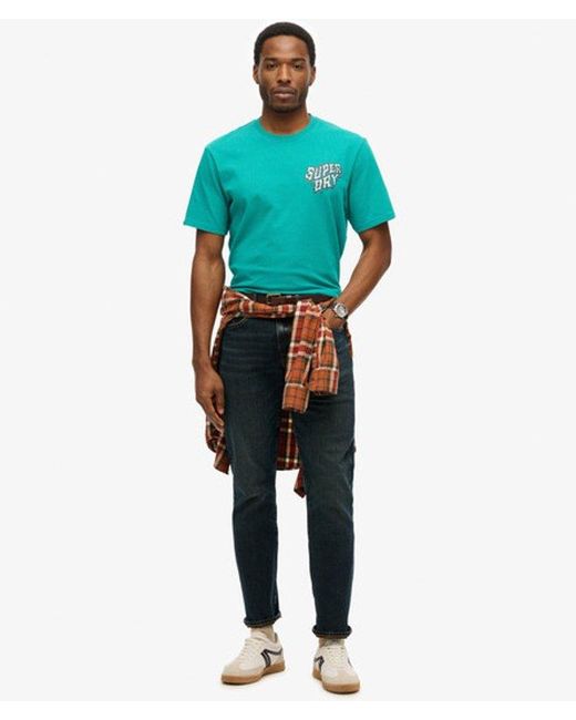 Superdry Blue & Co Outdoor Narrative Loose T-shirt for men