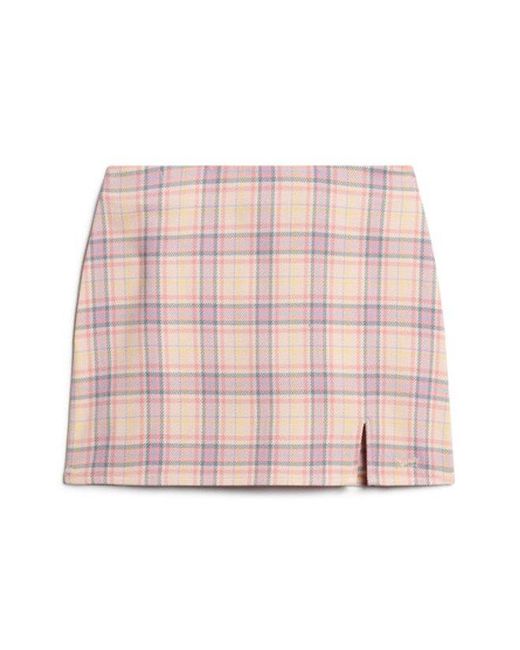 Superdry Natural & Co Check Mini Skirt