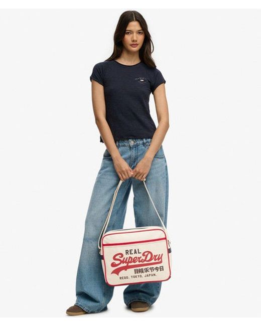 Superdry White & Co Retro Alumni Messenger Bag