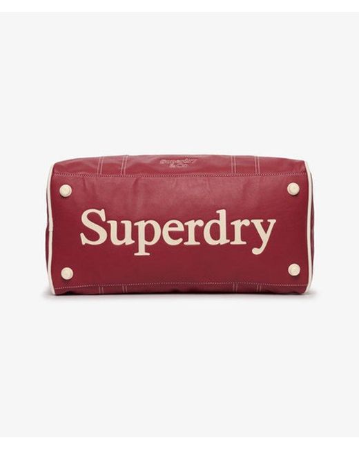Superdry Red & Co Vintage Bowling Bag