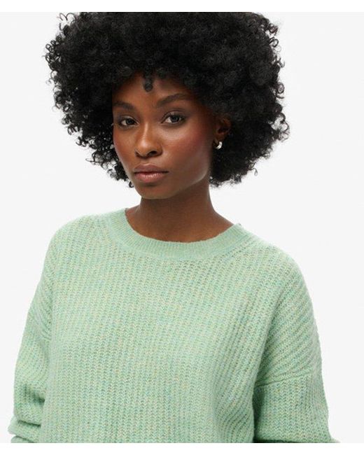 Superdry Green & Co Brushed Crew Neck Jumper