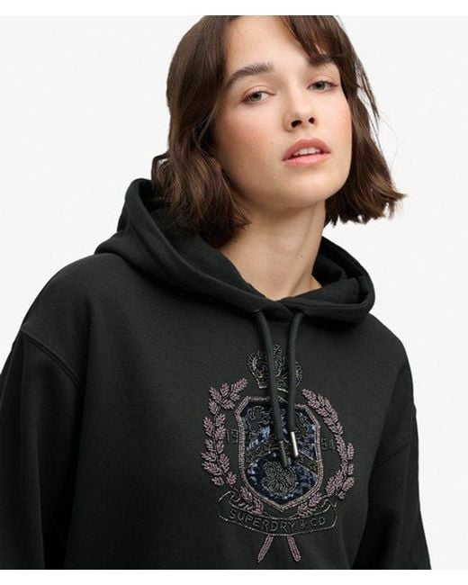 Superdry Black & Co Regal Crest Hoodie
