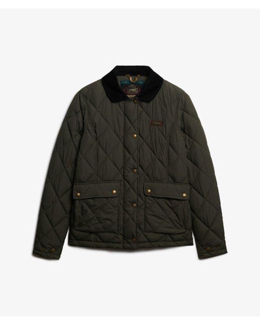 Superdry Green & Co Cord Trimmed Liner Jacket