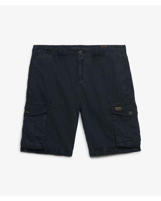 Superdry Blue & Co Parachute Light Shorts for men