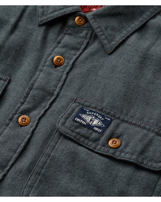 Superdry Gray & Co Trailsman Relaxed Fit Overshirt for men