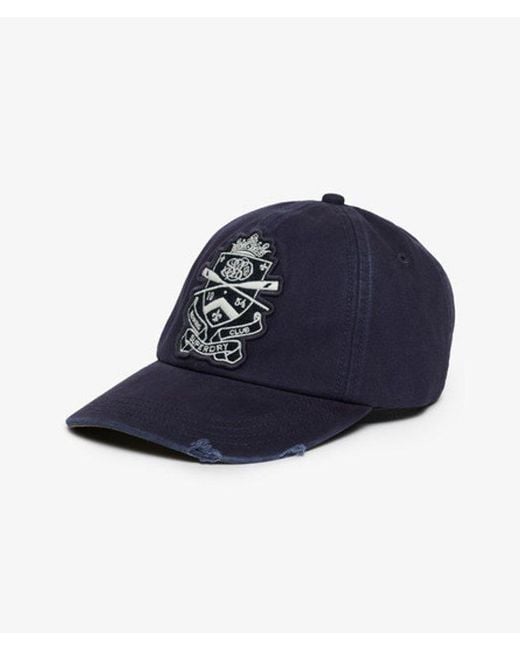 Femme Casquette De Baseball Vintage Crest Taille: 1Taille Superdry en coloris Blue