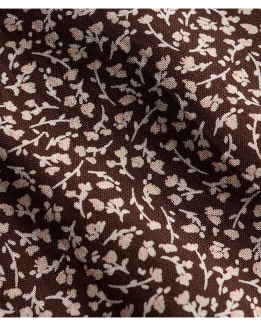 Femme Top À Bretelles Imprimé Taille Superdry en coloris Brown