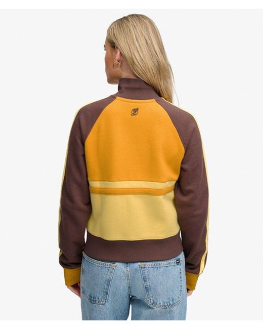 Superdry Metallic & Co Cult Zip Through Track Top