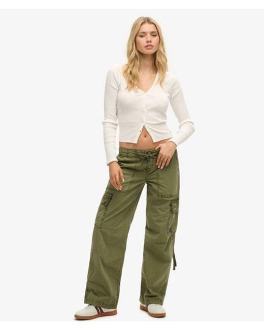 Superdry Green & Co Low Rise Utility Pants