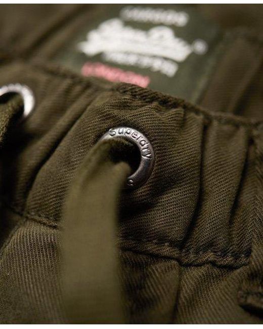 Superdry Green Utility Cargo Joggers Midwest Khaki