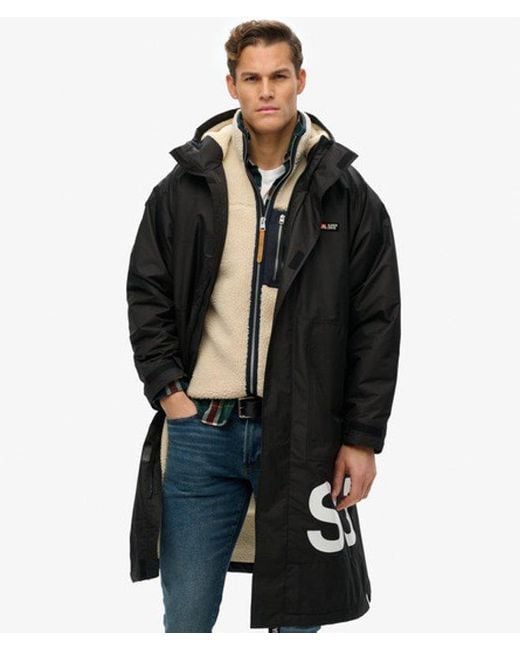 Superdry Black & Co Robe for men