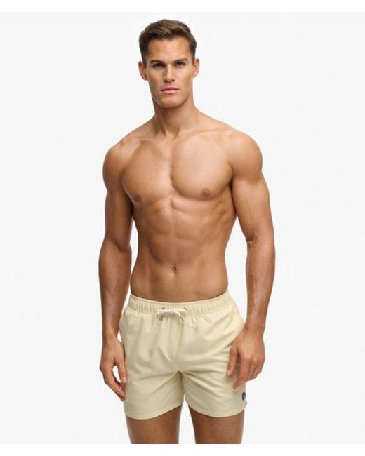 Superdry Blue & Co Embroidered Logo 15- Inch Swim Shorts for men