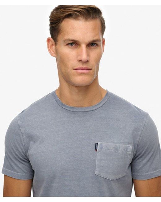 Superdry Blue & Co Classic Essential Pocket T-shirt for men