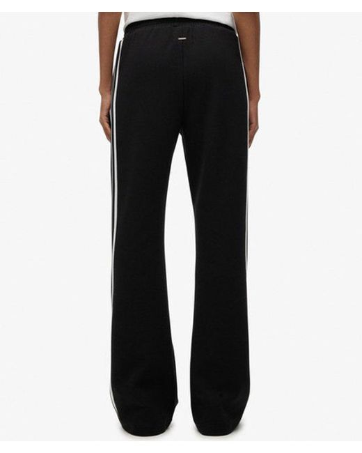 Superdry White & Co Studios Stripe Straight joggers