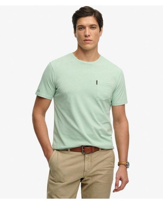 Superdry Green & Co Classic Essential Pocket T-shirt for men
