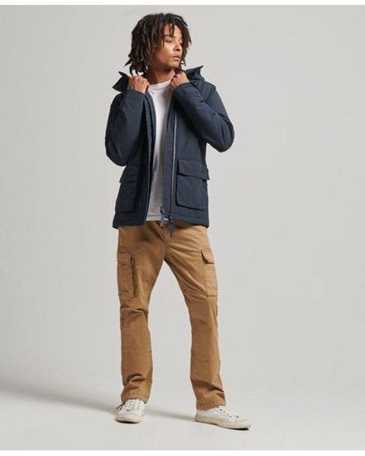 Superdry Blue Ultimate Sd Windcheater Jacket Nordic Chrome for men