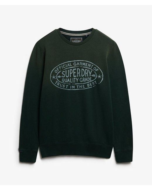 Superdry Green & Co Lo-fi Outdoors Relaxed Sweatshirt for men