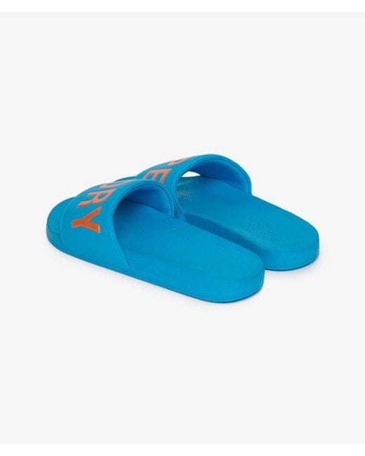 Superdry Blue & Co Pool Sliders for men