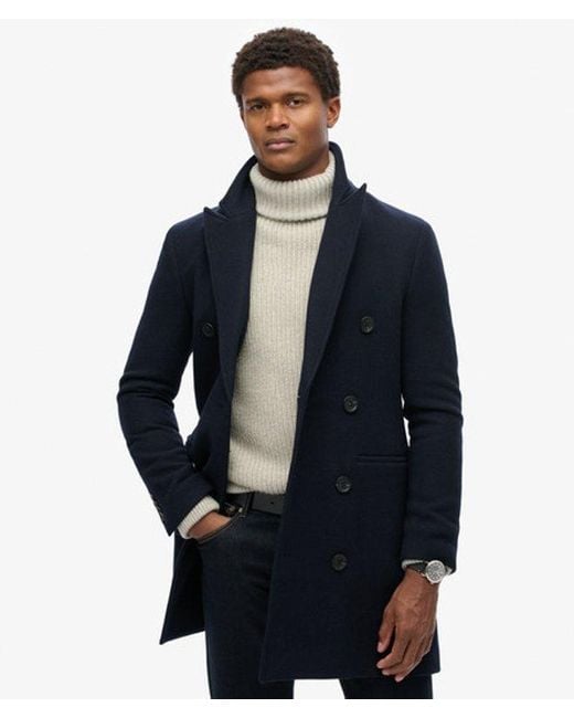 Superdry Blue & Co The Merchant Store - Town Coat for men