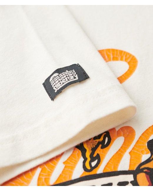 Superdry White & Co Tattoo Script T-shirt for men