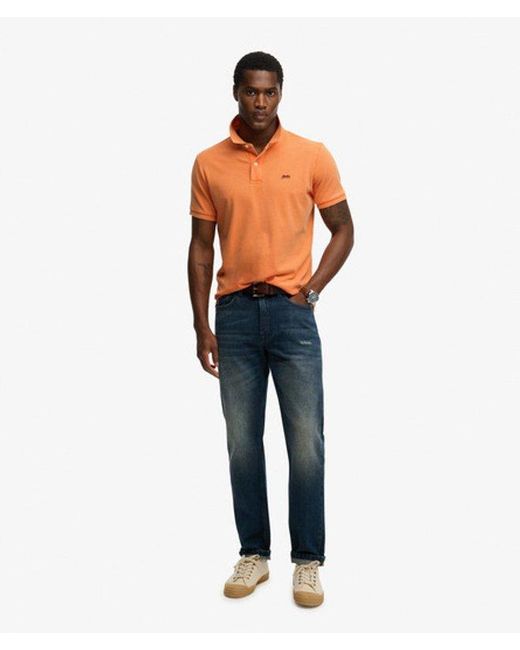 Superdry Orange & Co Classic Pique Polo Shirt for men