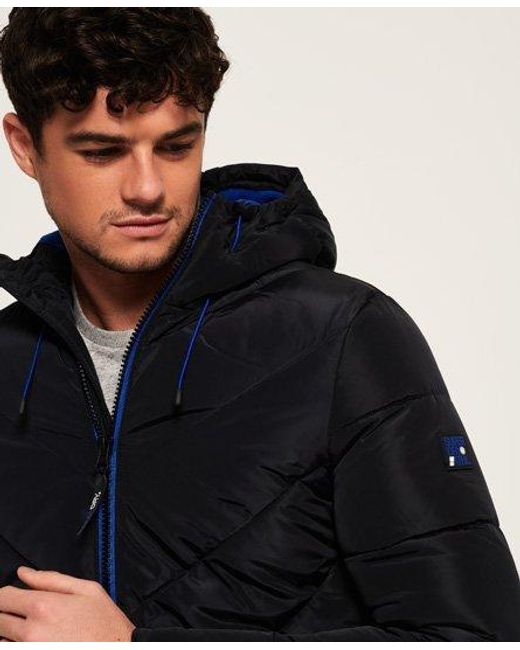 Superdry Blue Xenon Padded Jacket for men