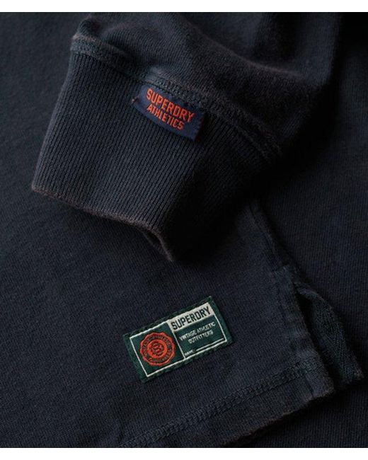 Superdry Blue & Co Athletic Rugby Top for men