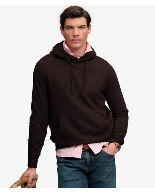 Superdry Black & Co Essential Logo Hoodie for men