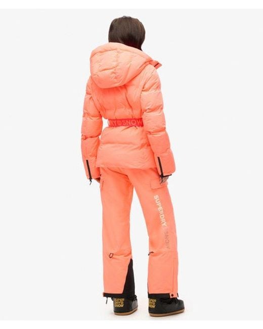 Superdry Pink & Co Ski Luxe Puffer Jacket