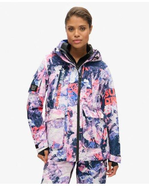 Superdry Blue Sport Ski Ultimate Rescue Jacket